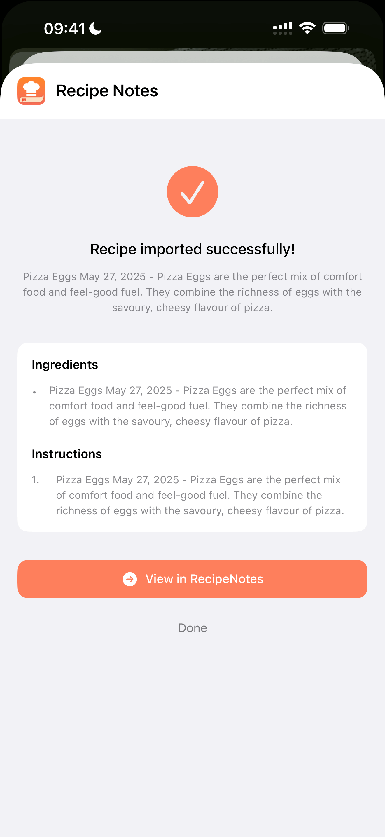 All Done! - Step 5