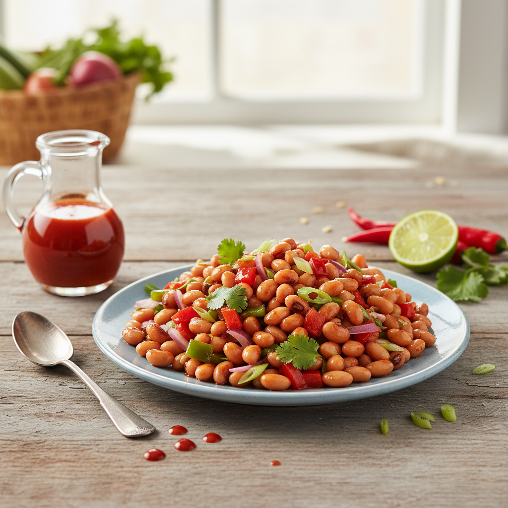 Black-Eyed Pea Salad With Hot Sauce Vinaigrette