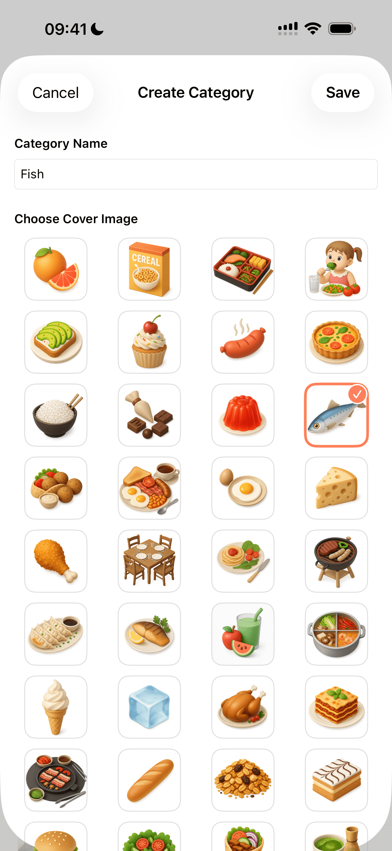 Name and Choose an Icon - Step 2