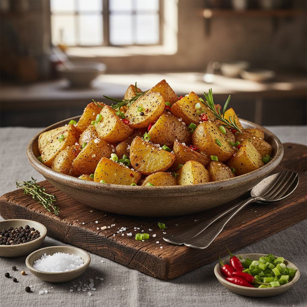 Crispy Salt and Pepper Potatoes