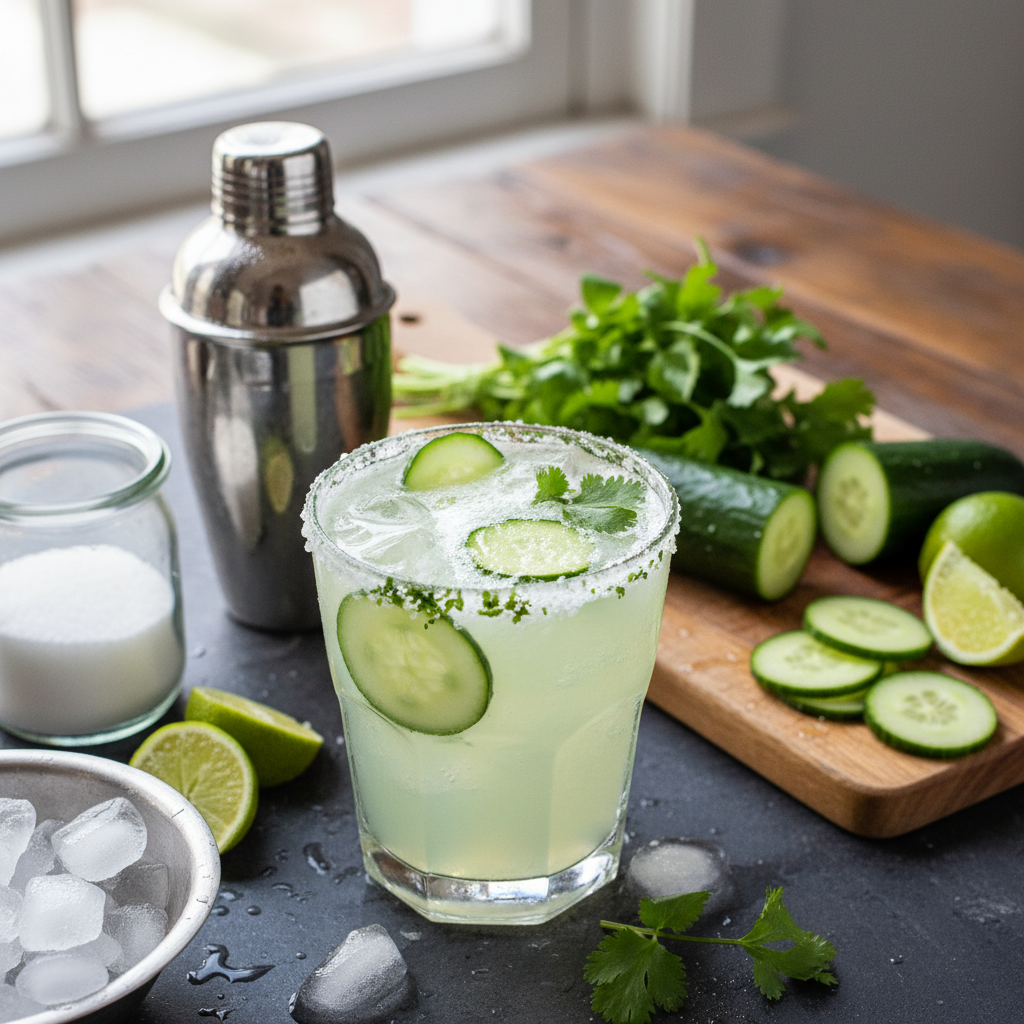 Cucumber Cilantro Margarita