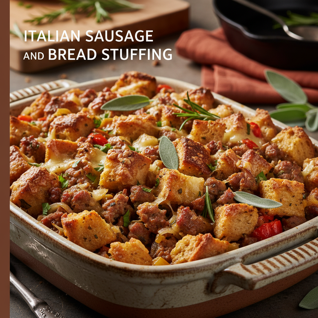 Italian Sausage and Bread Stuffing